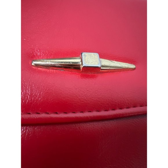 Vintage Red Envelope Clutch Bag Preloved Sustainable Handbag Gift - Picture 7 of 9